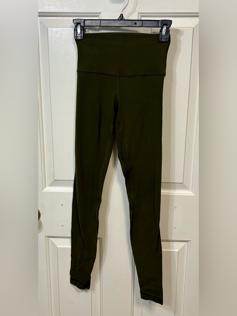 lululemon athletica Olive Green High-Waist Leggings